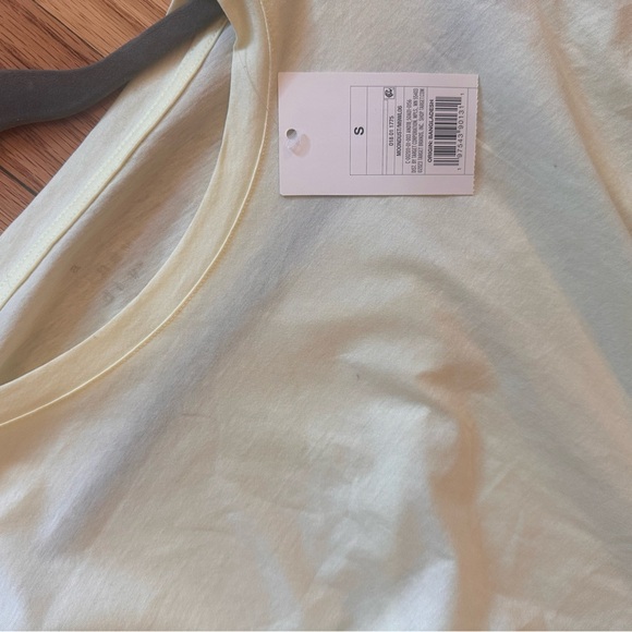 A New Day light yellow tie-back T-shirt - Picture 3 of 5